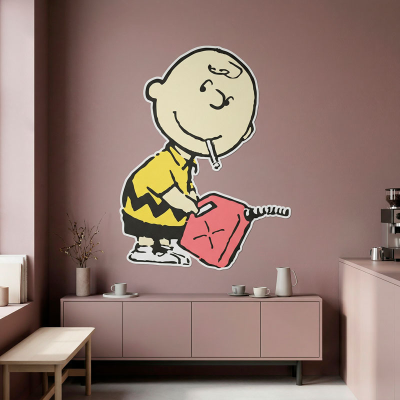 Banksy, Charlie Brown Benzin 3