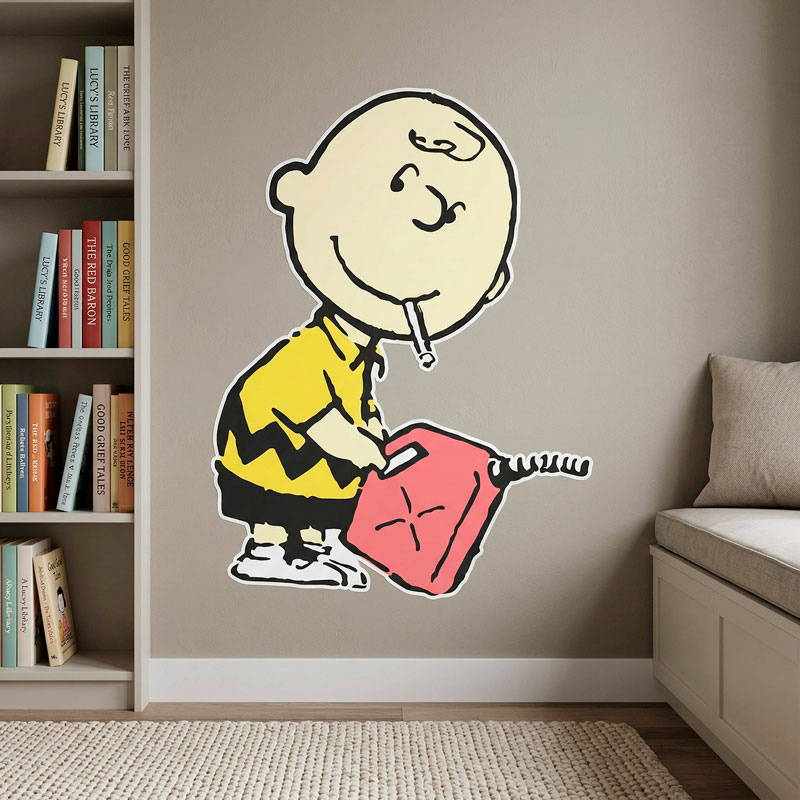 Banksy, Charlie Brown Benzin 5