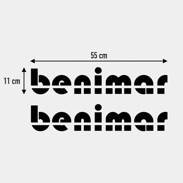 Benimar Aufkleber-Set 1/3