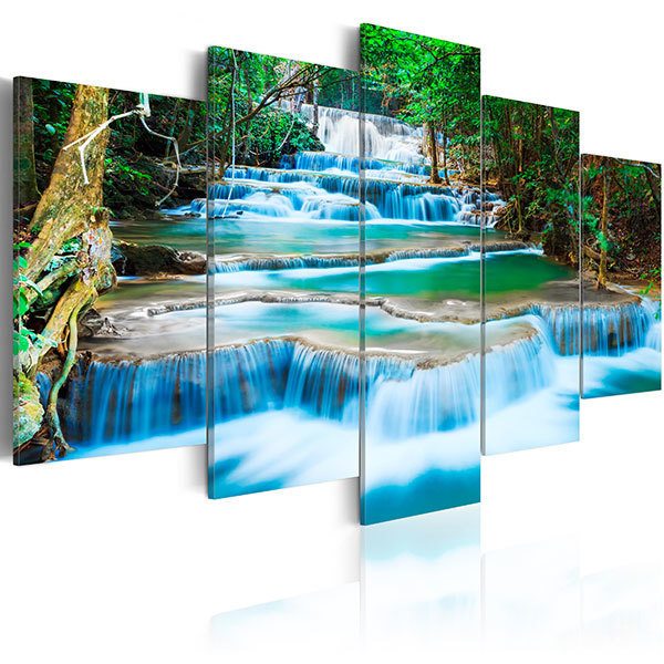 Andere produkte: Blauer Wasserfall in Kanchanaburi, Thailand