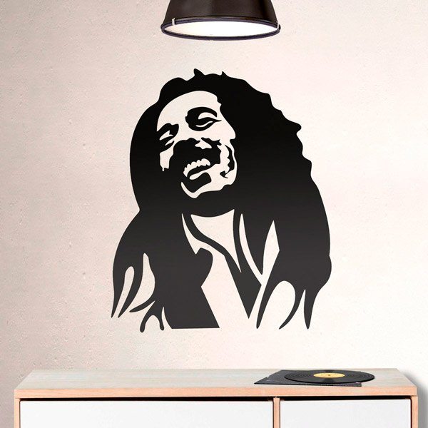 Wandtattoos: Bob Marley