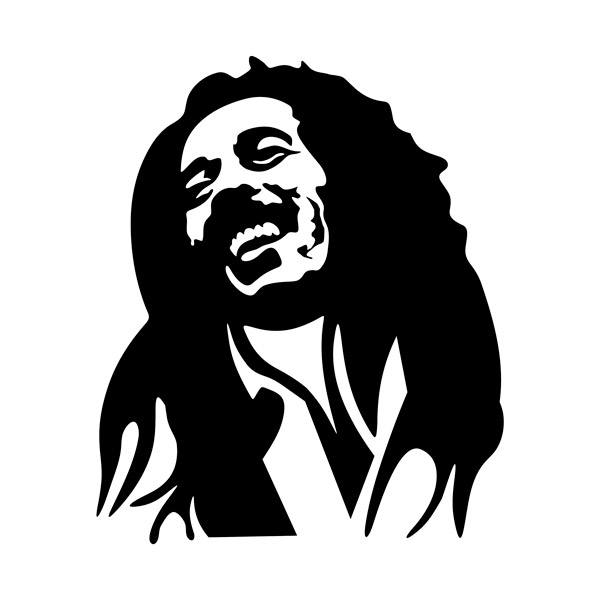 Wandtattoos: Bob Marley