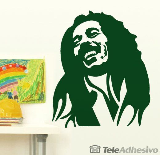 Wandtattoos: Bob Marley