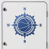 Aufkleber: Die Windrose Basketball 3