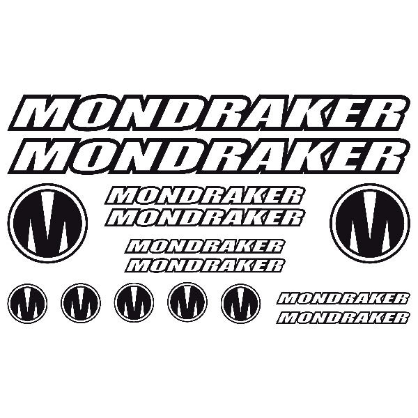Aufkleber: Set 15x Fahrrad MTB Mondraker Special