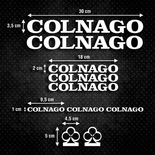 Aufkleber: Fahrrad Kit Colnago