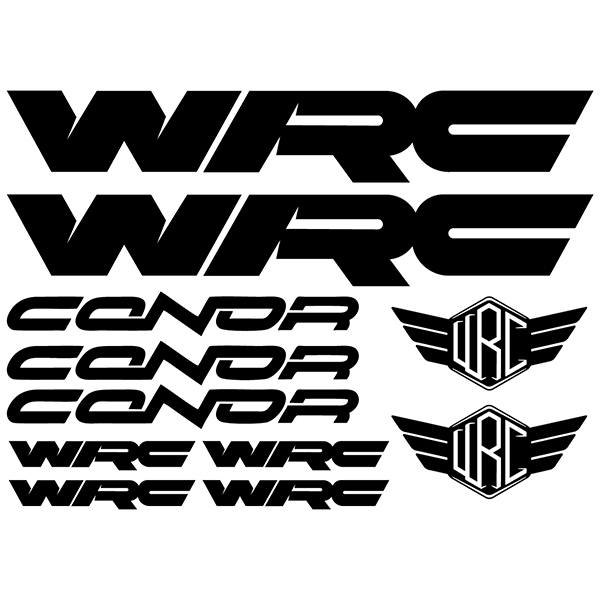 Aufkleber: Fahrrad MTB Kit WRC Conor