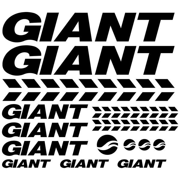 Aufkleber: Set 15X Fahrrad MTB Giant Road