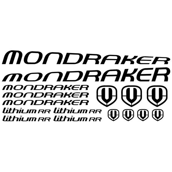 Aufkleber: Set 16X Fahrrad BTT Mondraker Carbon