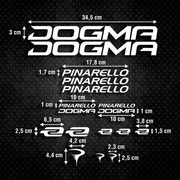 Aufkleber: Fahrrad Kit Pinarello Dogma