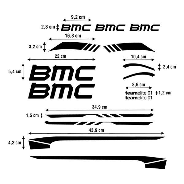 Aufkleber: Set 15X BMC-Modell