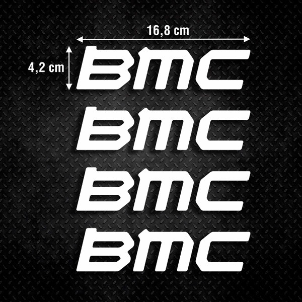 Aufkleber: Set 4X BMC-Modell