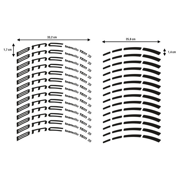 Aufkleber: Set 27X BMC Rad