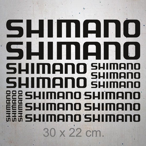Shimano Aufkleber-Set 2/3