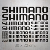 Aufkleber: Set 16X Shimano 2