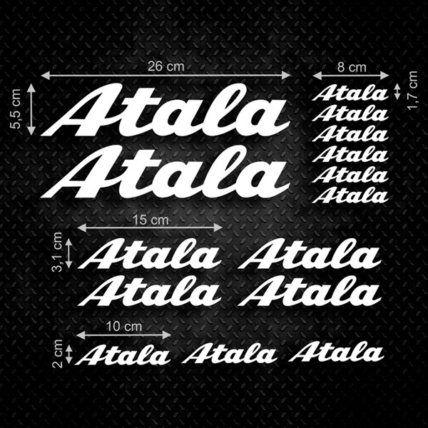 Atala Aufkleber-Set 1/2