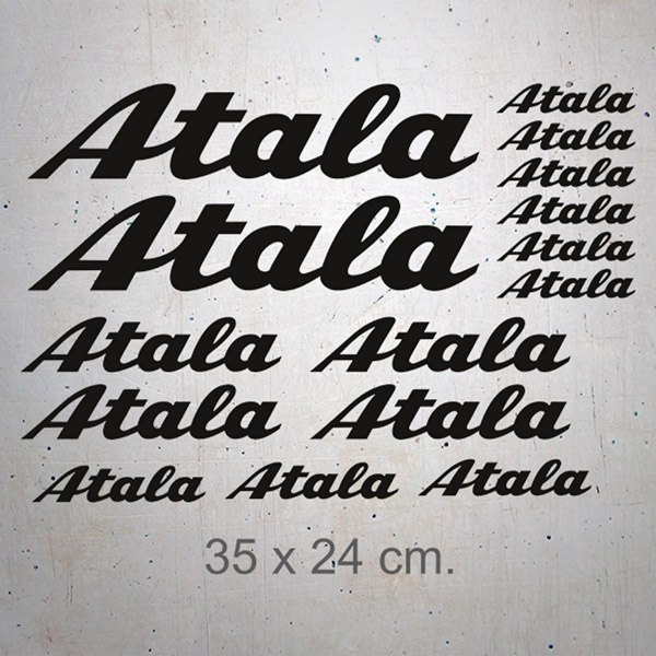 Atala Aufkleber-Set 2/2
