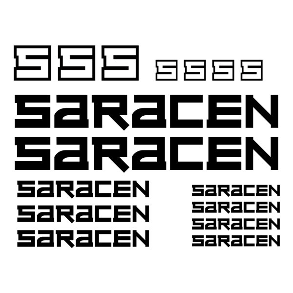 Aufkleber: Saracen Aufkleber-Set