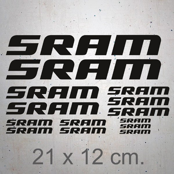 SRAM Aufkleber-Set 2/3