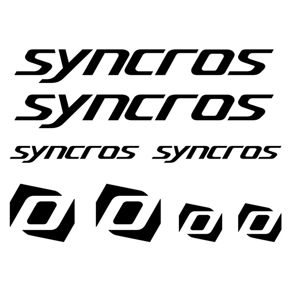 Aufkleber: Set 8X Syncros