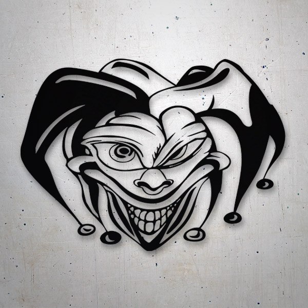 Aufkleber: Joker