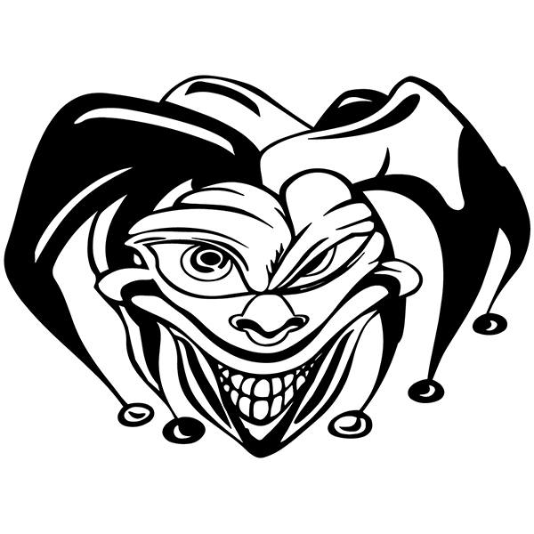 Aufkleber: Joker