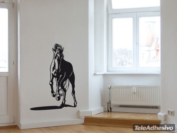 Wandtattoos: Galoppierendes Pferd