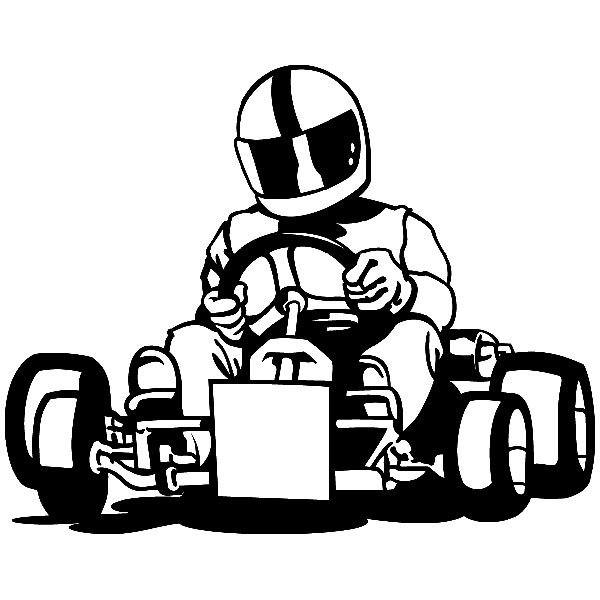 Wandtattoos: Karting