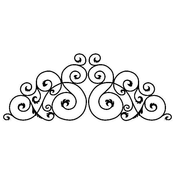 Wandtattoos: Kopfteil Bett Oxford