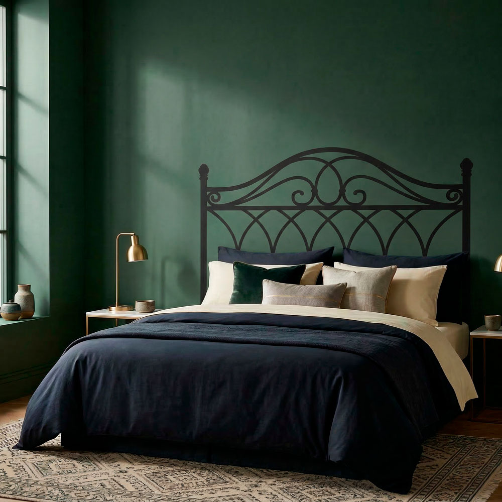 Wandtattoos: Schmiede-Kopfteil