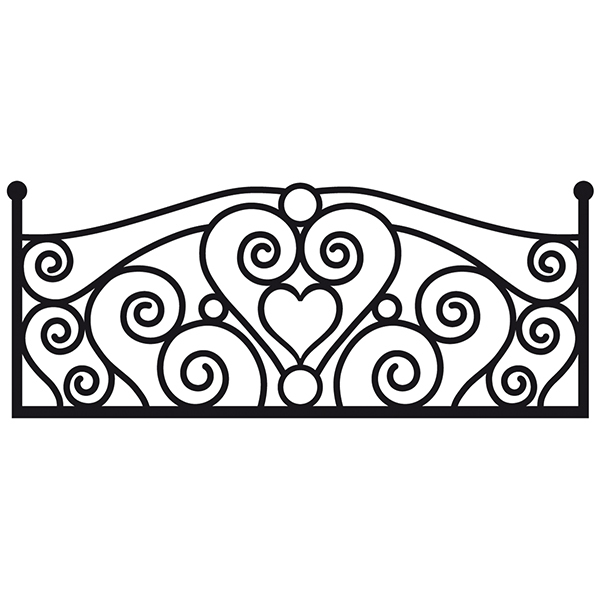 Wandtattoos: Kopfteil Bett Spinnennetzder Liebe