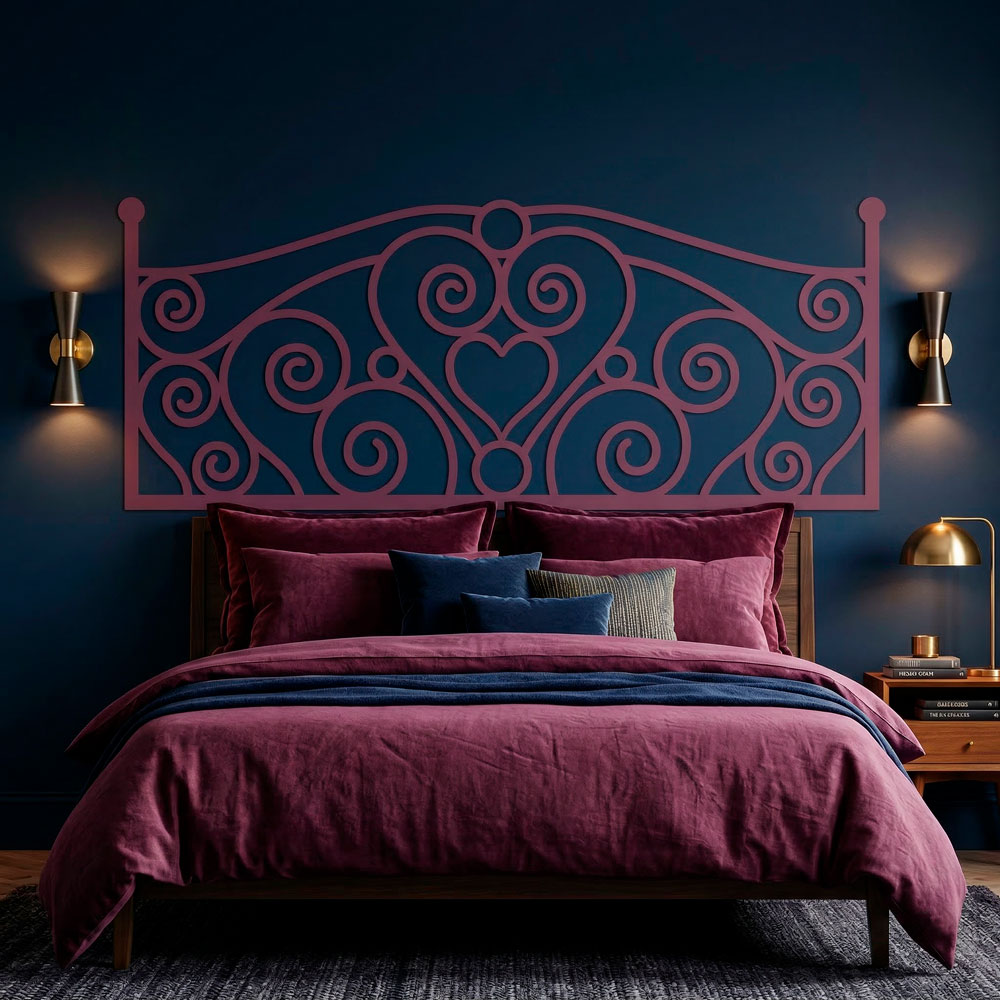 Kopfteil Bett Spinnennetzder Liebe 8