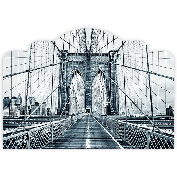 Wandtattoos: Brooklyn Bridge Kopfteil