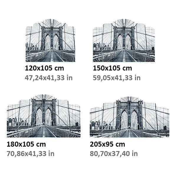 Wandtattoos: Brooklyn Bridge Kopfteil