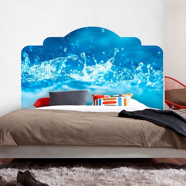 Wandtattoos: Kopfteil Bett Wasser des Lebens