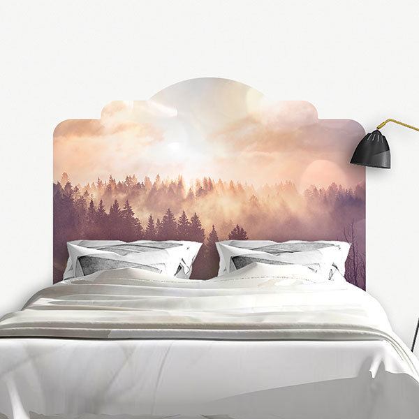 Wandtattoos: Kopfteil Bett Legendärer Wald