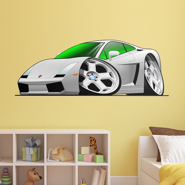 Kinderzimmer Wandtattoo: Lamborghini