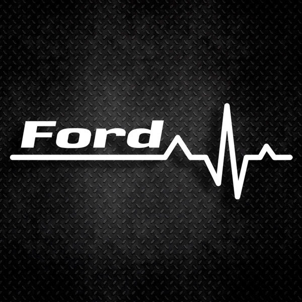 Aufkleber: Kardiogramm Ford