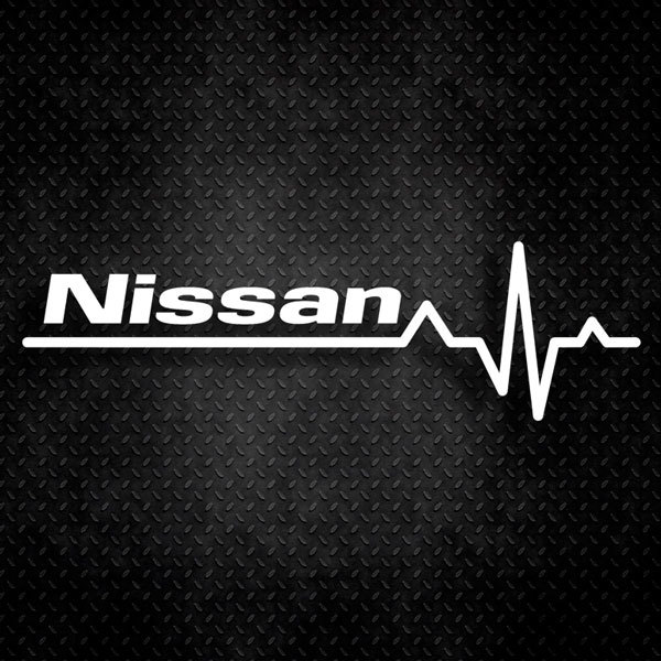 Aufkleber: Kardiogramm Nissan