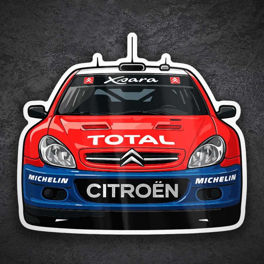 Aufkleber: Citroën Xsara Rallye Auto