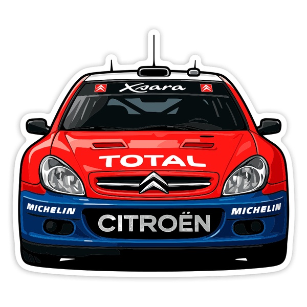 Aufkleber: Citroën Xsara Rallye Auto