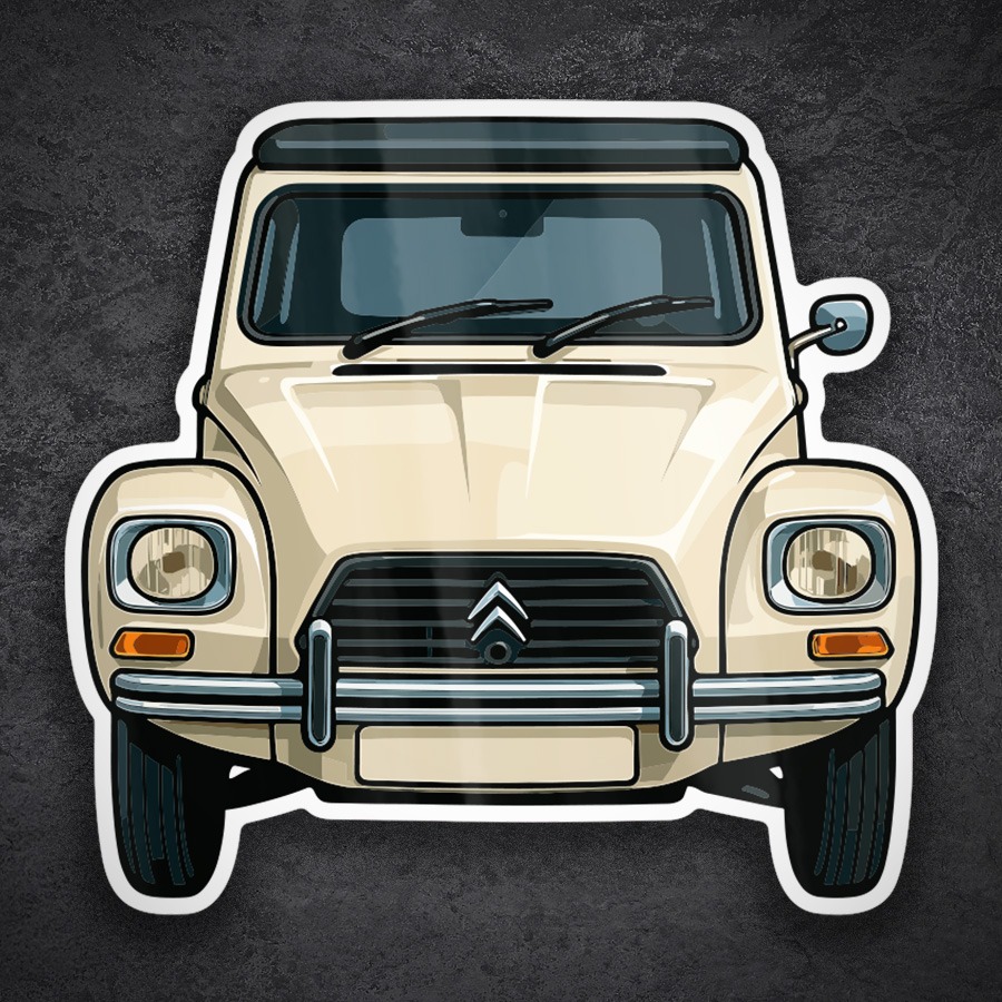Aufkleber: Citroën Dyane Auto