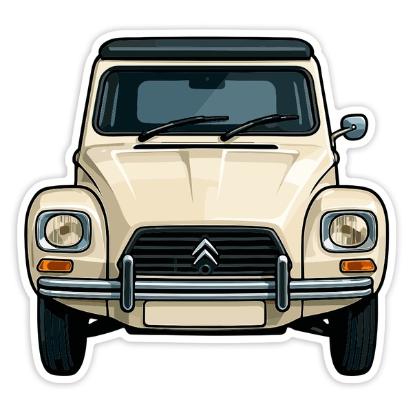Aufkleber: Citroën Dyane Auto