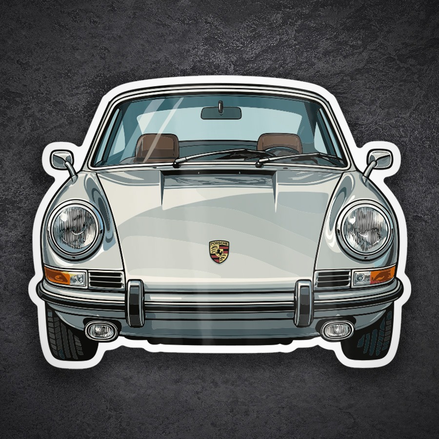 Aufkleber: Klassisches Porsche 911 Auto