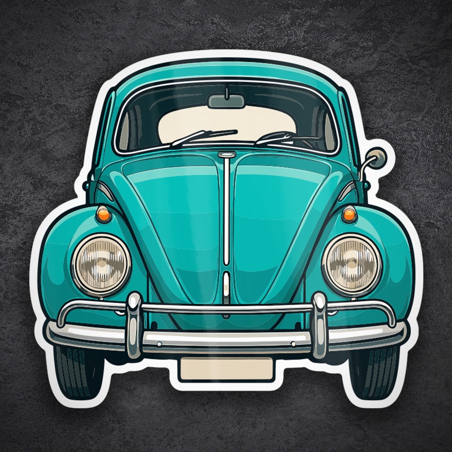 Aufkleber: Volkswagen Käfer Auto