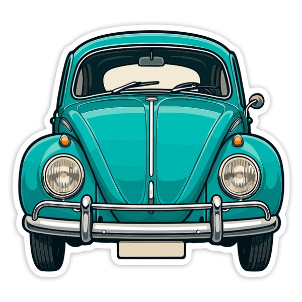 Aufkleber: Volkswagen Käfer Auto