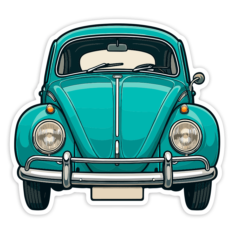 Aufkleber: Volkswagen Käfer Auto