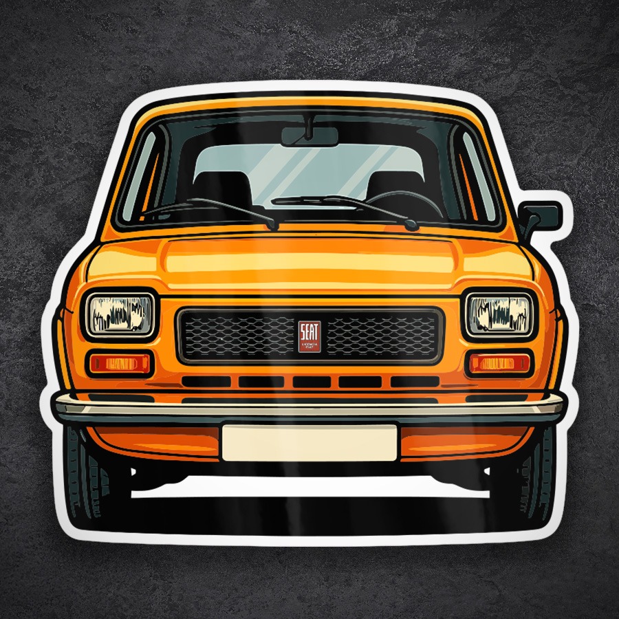 Aufkleber: SEAT 127 Auto
