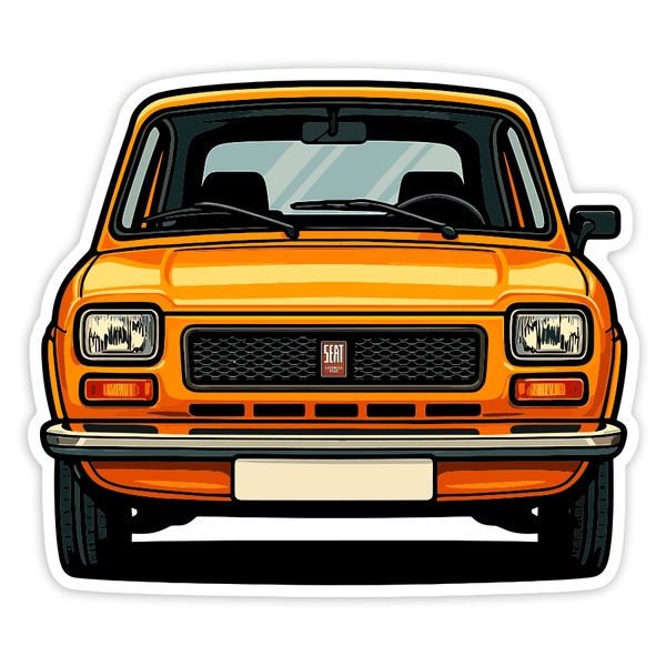 Aufkleber: SEAT 127 Auto
