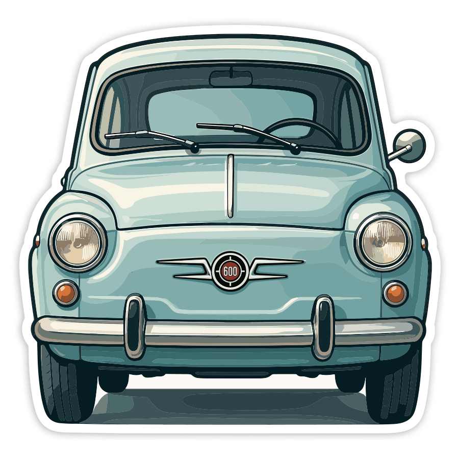 Aufkleber: SEAT 600 Auto